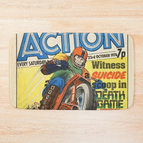 Item preview, Action UK Comic front cover - 23rd October 1976 designed and sold by smurfted.
