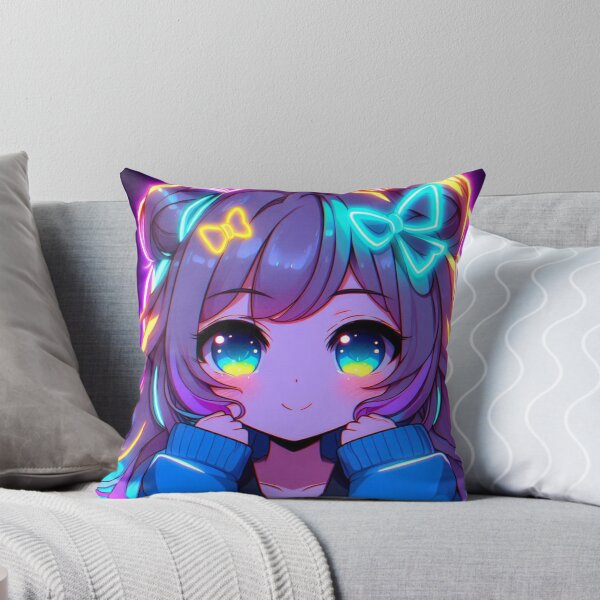 Item preview, Neon Dream Anime Girl designed and sold by TheShadow30.