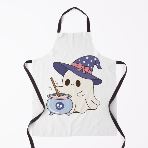 Item preview, Lindo Fantasma haciendo magia en Halloween designed and sold by mysummerland.