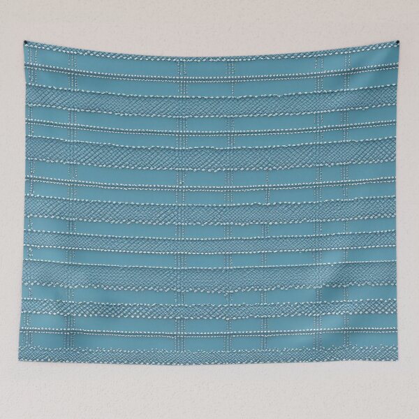 Item preview, Blue Fabric Stitching Texture designed and sold by Have Mercy.