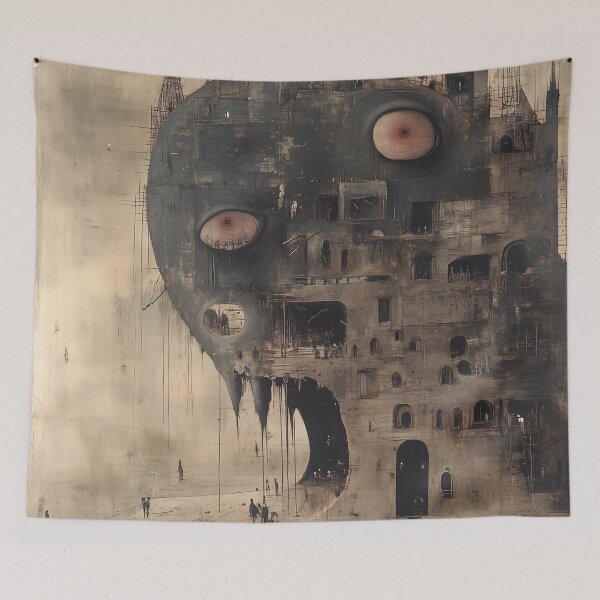 Item preview, The Hollow-Eyed Skull Citadel designed and sold by landletsy.
