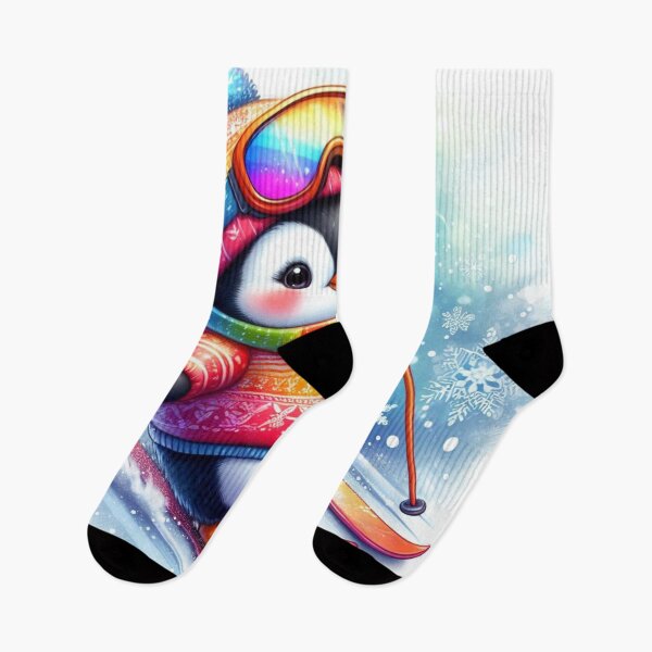 Item preview, Adventurous Skiing Penguin 2 designed and sold by joejiing.