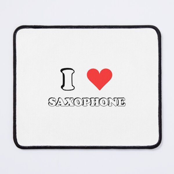 Item preview, I love saxophone tenor saxophone designed and sold by Inspirationmotivation.