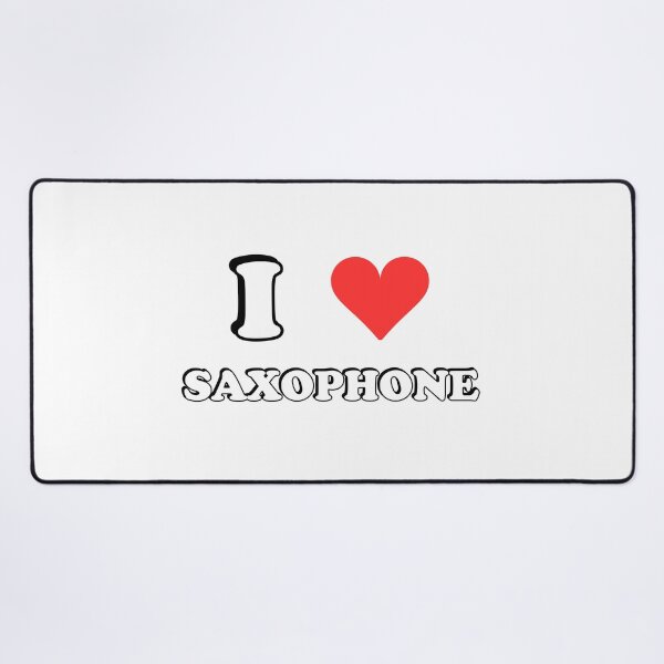 Item preview, I love saxophone tenor saxophone designed and sold by Inspirationmotivation.