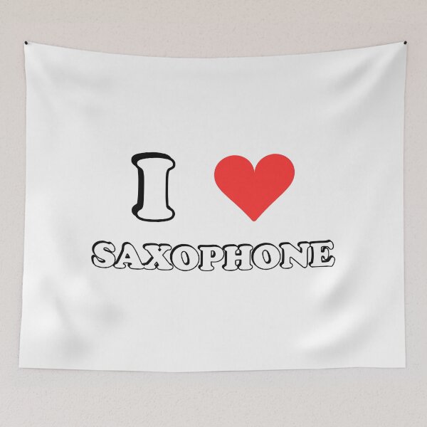 Item preview, I love saxophone  tenor saxophone designed and sold by Inspirationmotivation.
