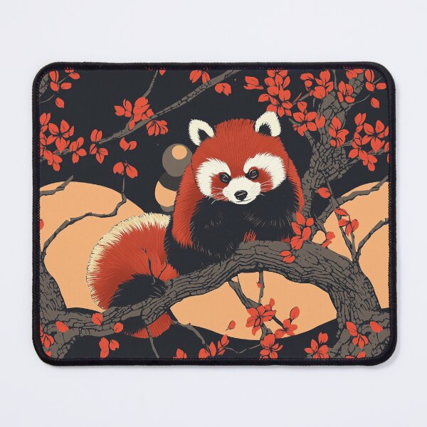 Item preview, Playful Red Panda - Cute Wildlife Art (Tile) designed and sold by SotaVibes.