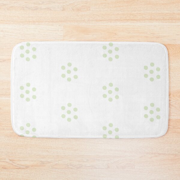 Item preview, Soft Bloom: A Gentle Pastel Light Green Flower on White, Pattern, Unique designed and sold by villacreativa.