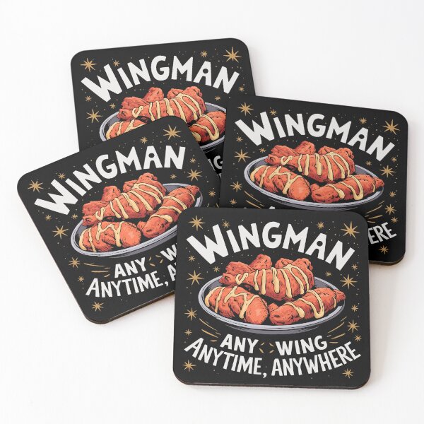 Item preview, WINGMAN Chiken ,Any Wing , Anytime,Anywhere  designed and sold by Hotshots Design.