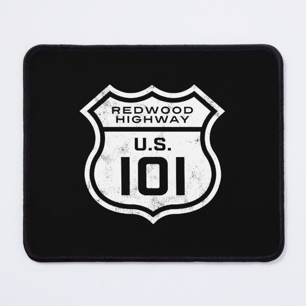 Item preview, Redwood Highway - Retro Shield designed and sold by deadmansupplyco.