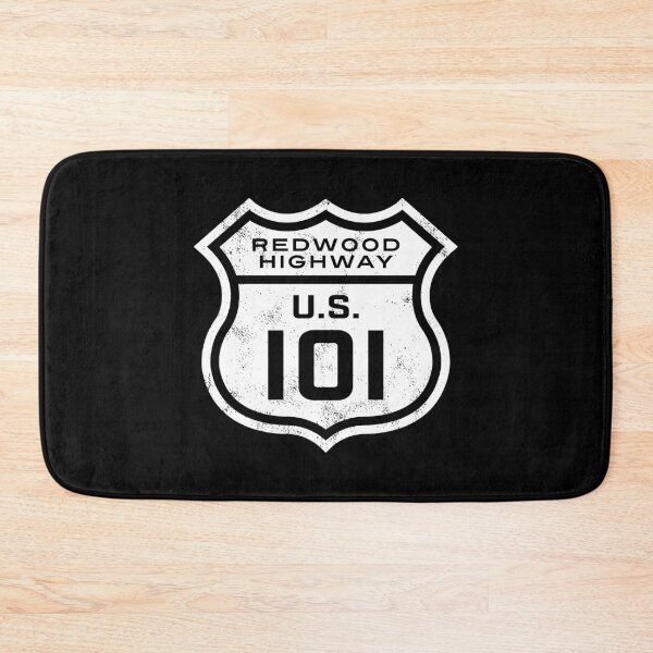 Item preview, Redwood Highway - Retro Shield designed and sold by deadmansupplyco.