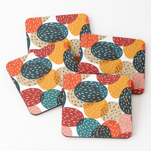 Item preview, Mid Century Modern Almond Cut Out Pattern designed and sold by taiche.