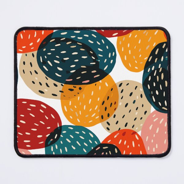 Item preview, Mid Century Modern Almond Cut Out Pattern designed and sold by taiche.