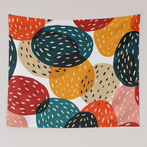 Item preview, Mid Century Modern Almond Cut Out Pattern designed and sold by taiche.