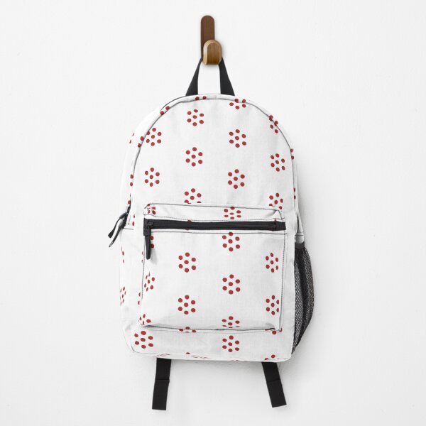 Item preview, Soft Bloom: A Gentle Red Flower on White, Pattern, Unique designed and sold by villacreativa.