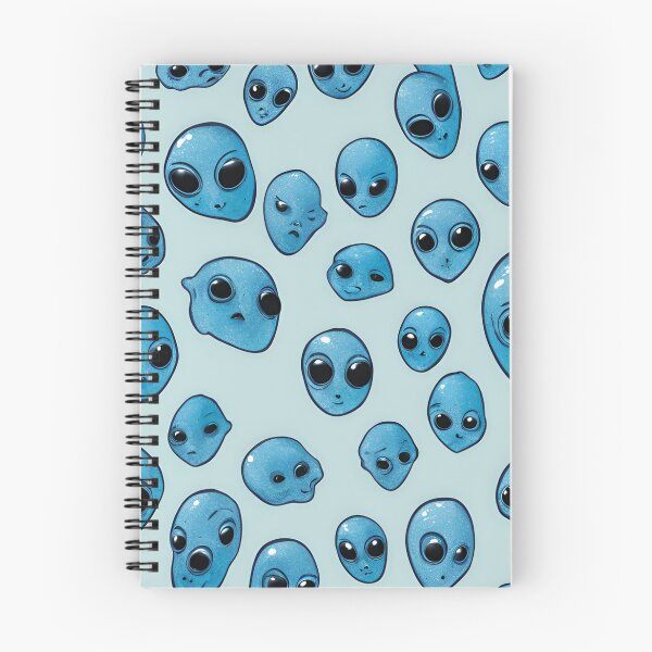 Item preview, Blue Alien Head Pattern designed and sold by Have Mercy.