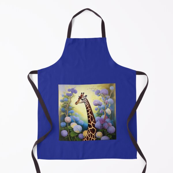 Aperçu de l'œuvre Girafe dans les bosquets d’hortensias. créée et vendue par Natalia-Vlad.