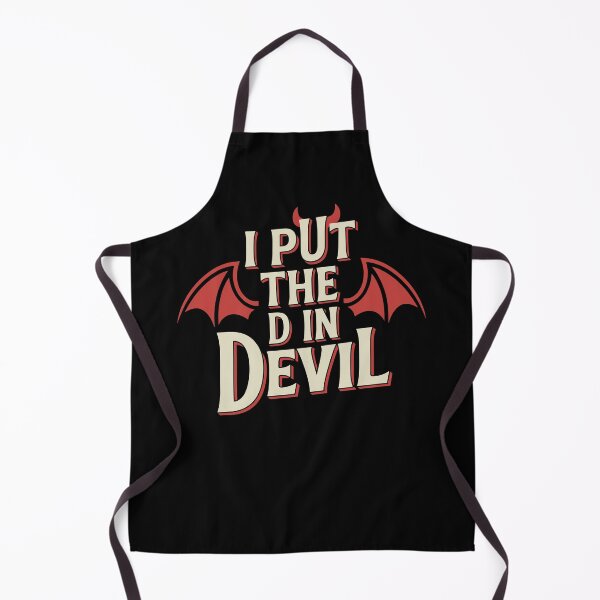 Item preview, I Put the D in Devil Funny Halloween Design designed and sold by NexaArts.