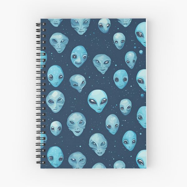 Item preview, Blue Alien Head Pattern designed and sold by Have Mercy.