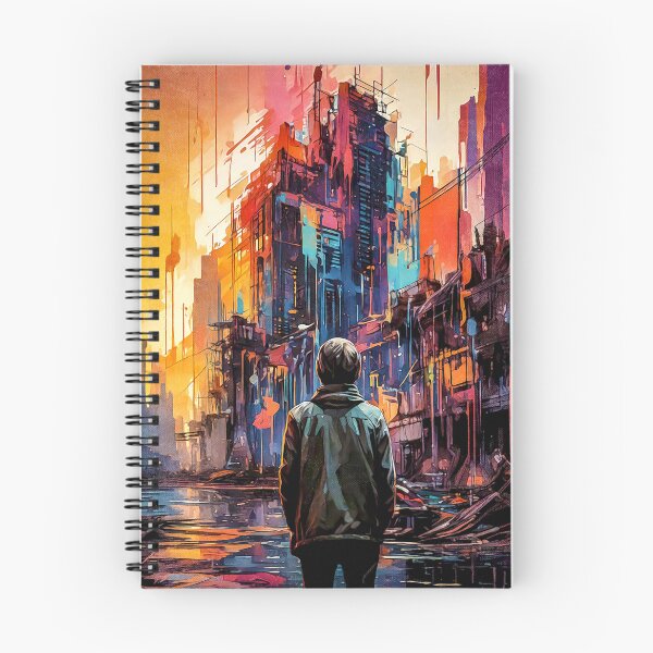 Item preview, poetic scifi fantasty urban painting  designed and sold by Johann Brangeon.