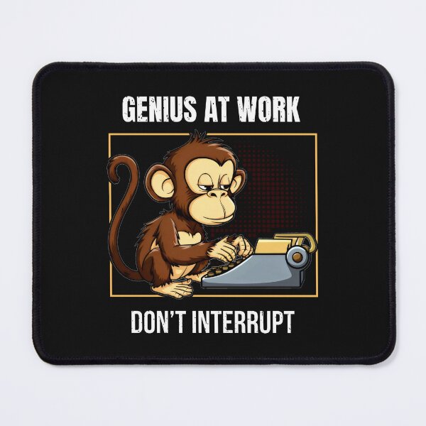 Item preview, Don't Interrupt the Monkey Maestro designed and sold by SplashTastic.