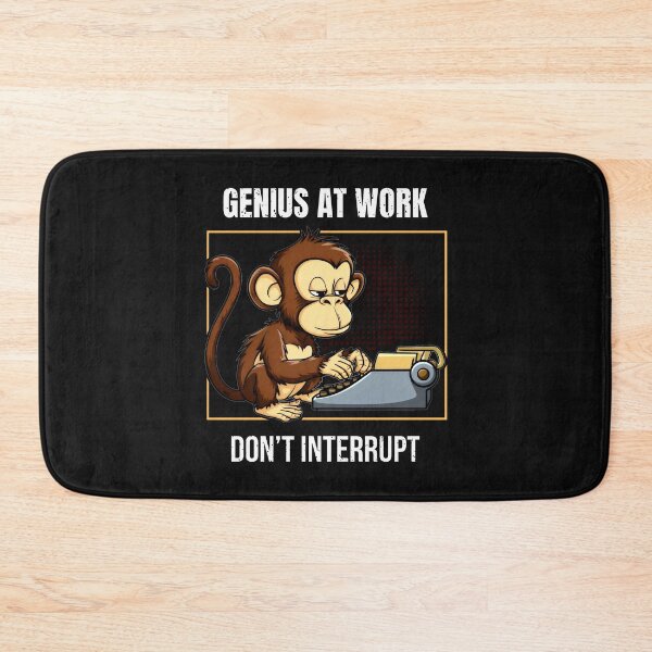 Item preview, Don't Interrupt the Monkey Maestro designed and sold by SplashTastic.