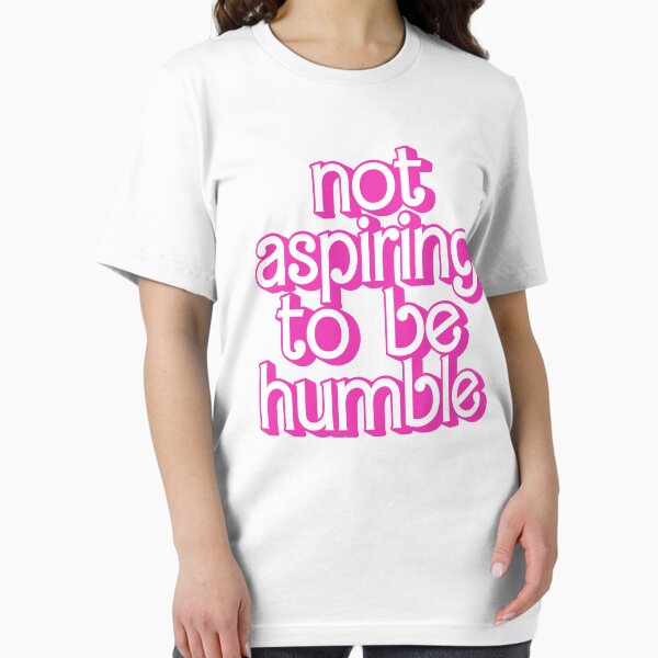 Vista previa del artículo con la obra «Kamala Harris no aspira a ser humilde», diseñado y vendido por PugPuppyLife.