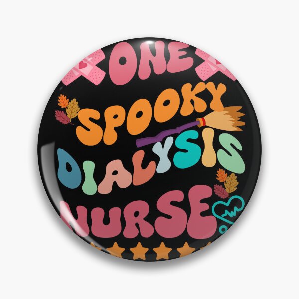 Artikelvorschau, Dialysekrankenschwester - Eine gruselige Dialysekrankenschwester - Lustiges Halloween für Dialysekrankenschwester entworfen und verkauft von TheInkyOwl-TIO.