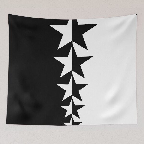 Item preview, Retro Bold Stars in Black and White designed and sold by MellowCat.