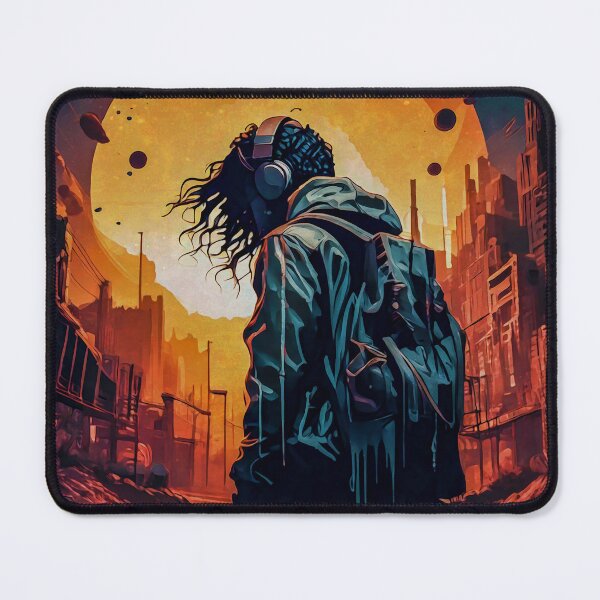 Item preview, poetic scifi fantasty urban music painting designed and sold by Johann Brangeon.