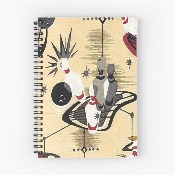 Item preview, Retro 50s Atomic Bowling designed and sold by Lee Hiller Designs.