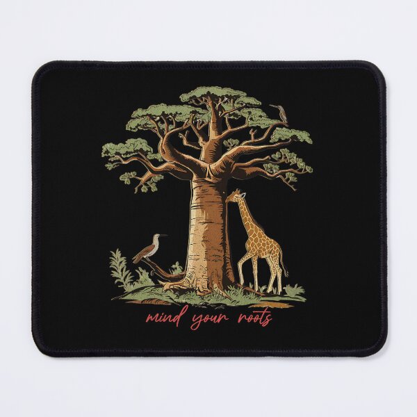 Item preview, AFRICAN MIND YOUR ROOTS - TRIBAL BAOBAB AND GIRAFFE 2 designed and sold by justyna-s28.