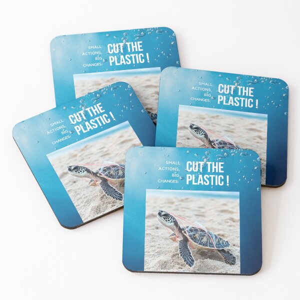 Item preview, English version | Small Actions, Big Changes: Cut the Plastic designed and sold by LAURISARTS.