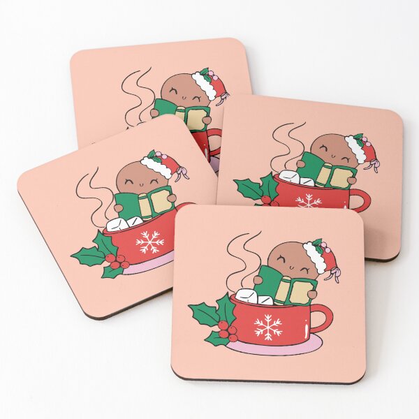 Item preview, Christmas Kindle Cute Cookie Reading Book Bookish Winter designed and sold by StickyBook.
