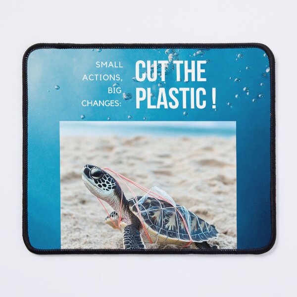 Item preview, English version | Small Actions, Big Changes: Cut the Plastic designed and sold by LAURISARTS.