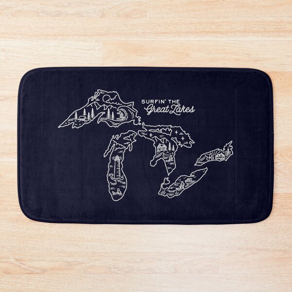Item preview, Surfin' the Great Lakes designed and sold by derikhyatt.