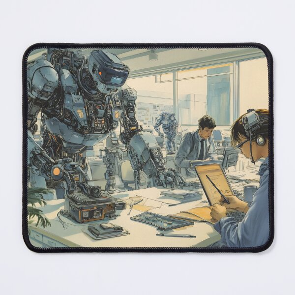 Item preview, Robotic AI Workforce in Action designed and sold by Alin Richard Iovănuț.