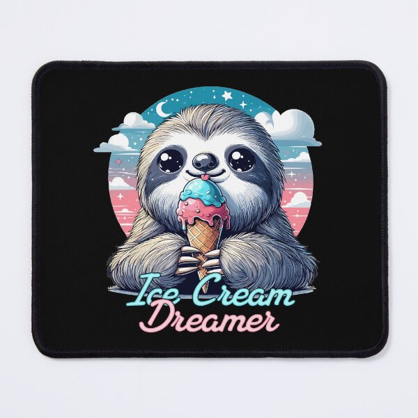 Item preview, Ice Cream Dreamer Cute Sloth with Ice Cream Gift designed and sold by Pineapple-Tree.