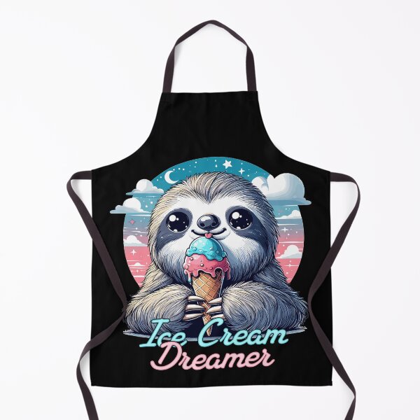 Item preview, Ice Cream Dreamer Cute Sloth with Ice Cream Gift designed and sold by Pineapple-Tree.