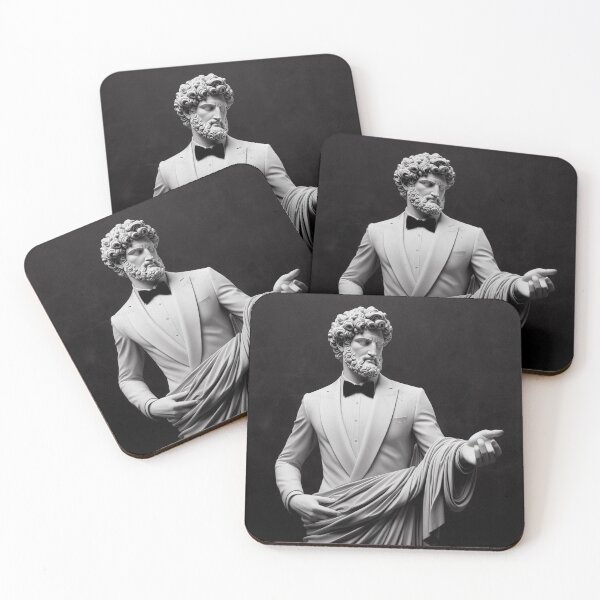 Item preview, Greek sculpture in tuxedo designed and sold by mucho-de-todo.