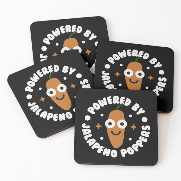 Item preview, Powered By Jalapeno Poppers - Jalapeno Poppers designed and sold by TomThornton.