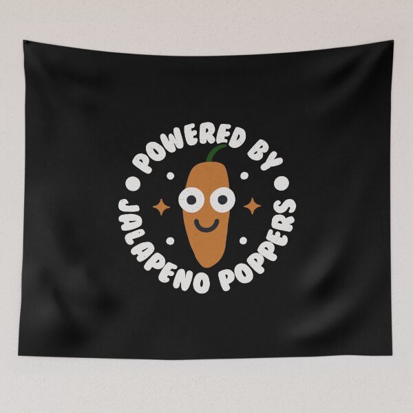 Item preview, Powered By Jalapeno Poppers - Jalapeno Poppers designed and sold by TomThornton.