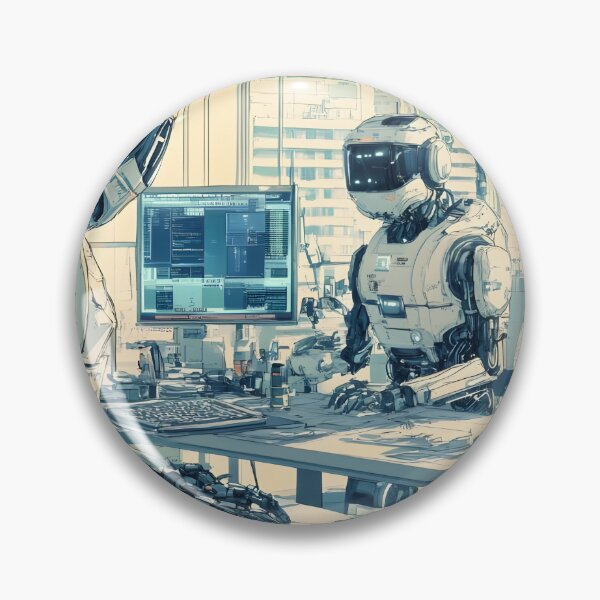 Item preview, Robotic AI Workforce in Action designed and sold by Alin Richard Iovănuț.