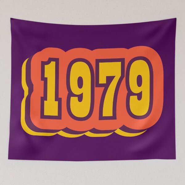 Item preview, 1979 Retro Typography, Vintage Birth Year Style designed and sold by ArtNoveltee.