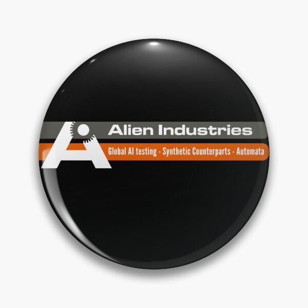 Item preview, alien industries text designed and sold by technotic.