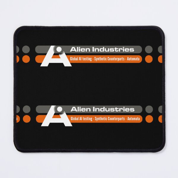 Item preview, alien industries text designed and sold by technotic.
