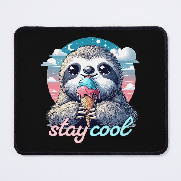 Item preview, Stay Cool Cute Sloth with Ice Cream Gift designed and sold by Pineapple-Tree.