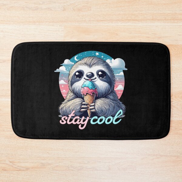Item preview, Stay Cool Cute Sloth with Ice Cream Gift designed and sold by Pineapple-Tree.