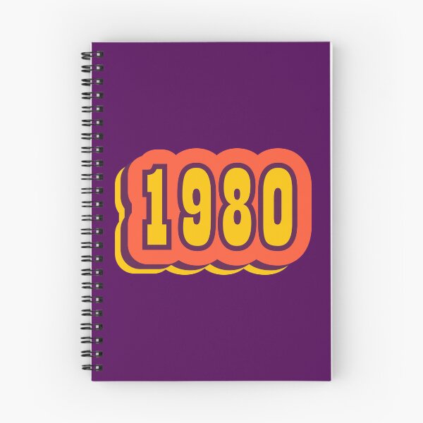 Item preview, 1980 Retro Typography, Vintage Birth Year Style designed and sold by ArtNoveltee.