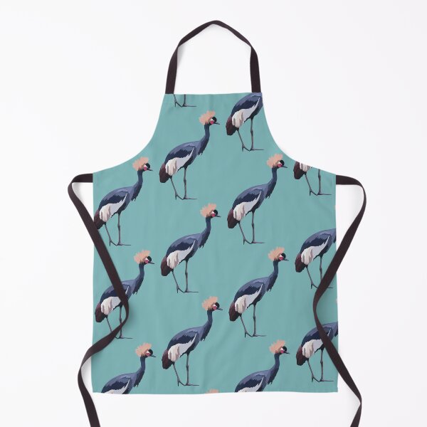 Item preview, B is for Black Crowned Crane,Black Crowned Crane – Stunning African Wetland Bird Illustration designed and sold by PrettylittlepastelUk.