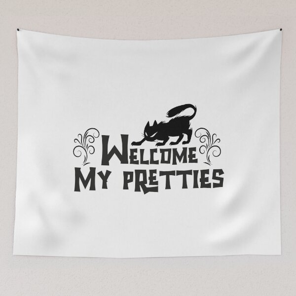 Item preview, Welcome my pretties vintage sign designed and sold by CleanDecor.